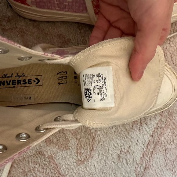 Converse Chuck 70 High Bright Embroidery Pink and Red ❤️🩷 - Picture 6 of 6